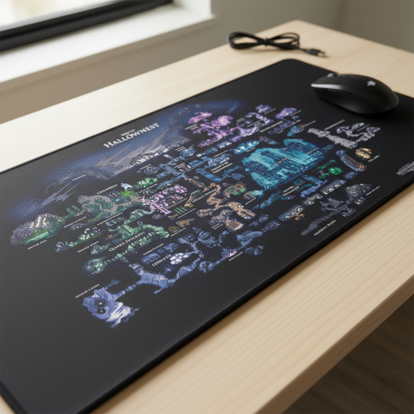Hollownest map mousepad